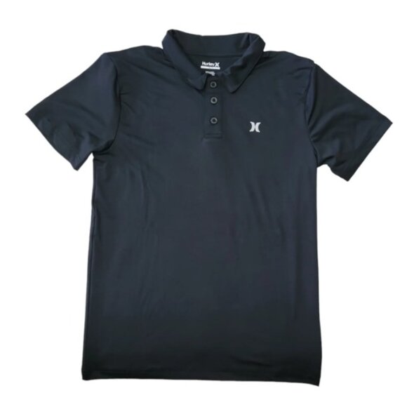 Hurley Boys Performance Short Sleeve 3-Button Comfortable Jersey Stretch Polo‎ - Picture 1 of 5